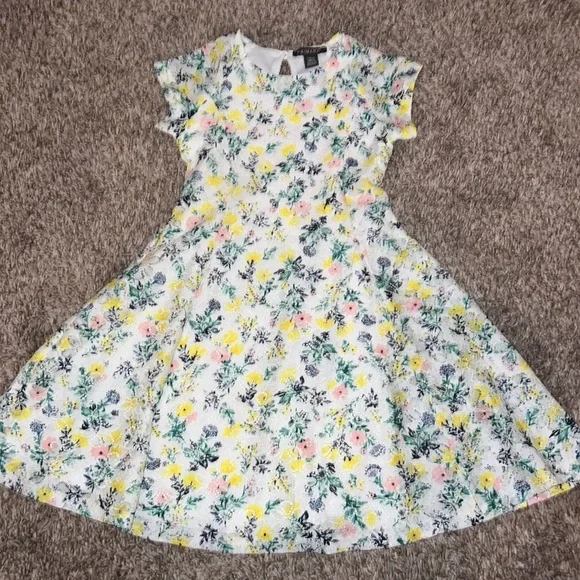 Primark | Dresses | Primark Floral Lace Dress Lined 78 Years Euc | Poshmark